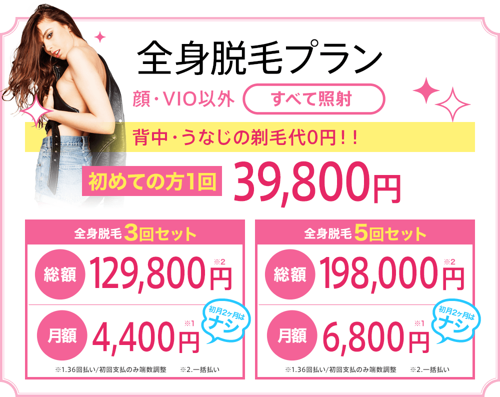トイクリ 全身脱毛プラン