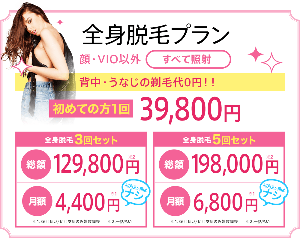 トイクリ 全身脱毛プラン